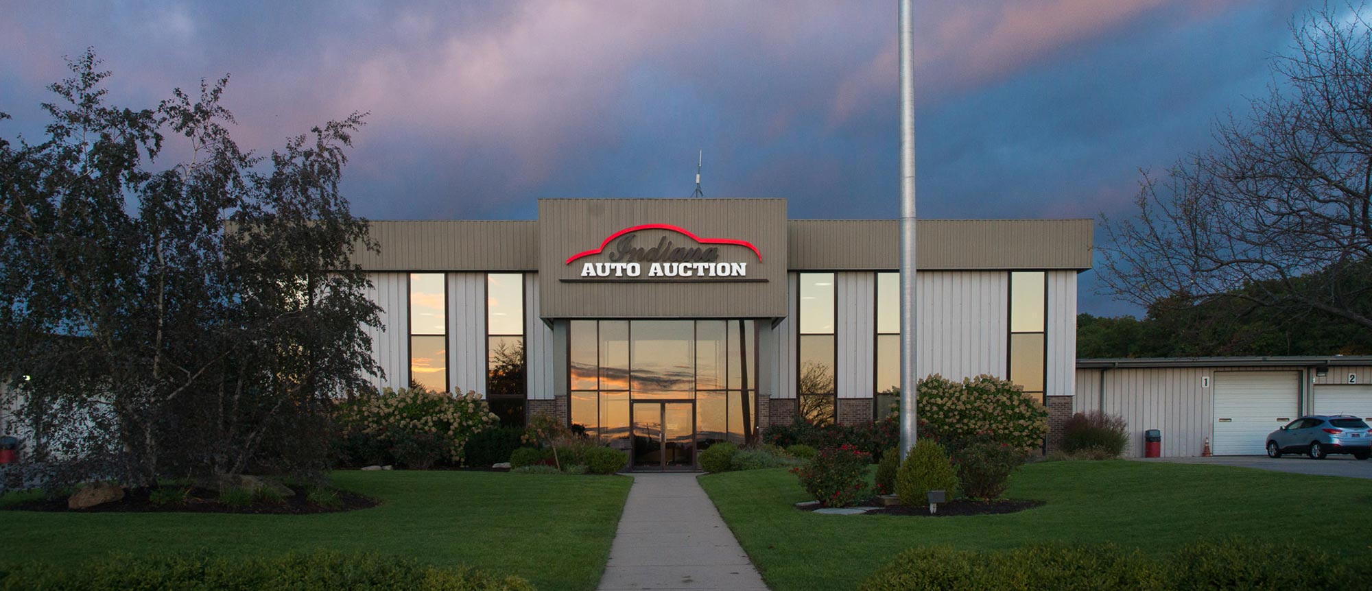 Indiana Auto Auction Building Front